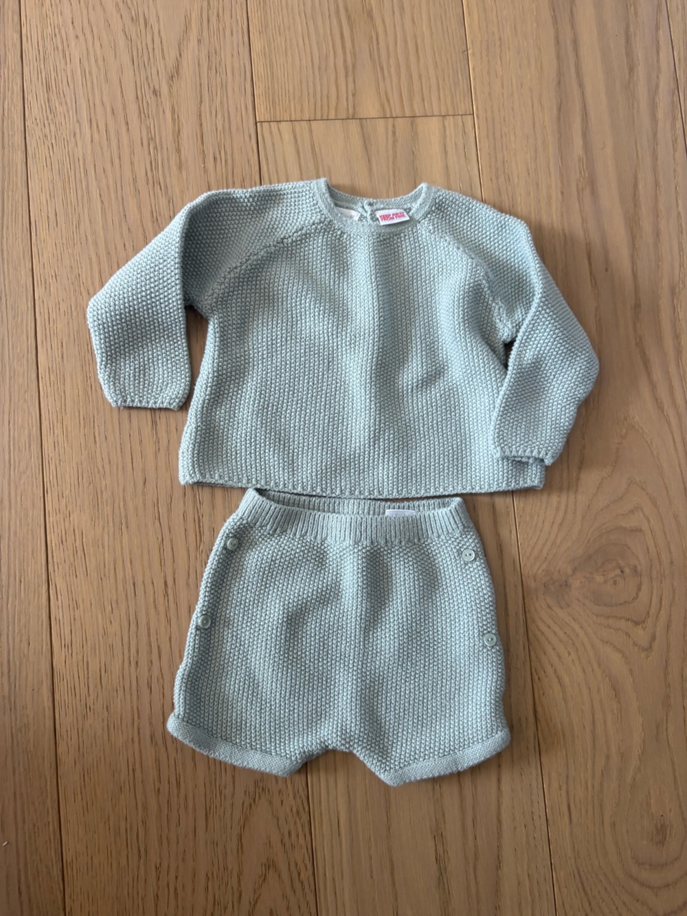 Zara knitwear matching set - size 6 months